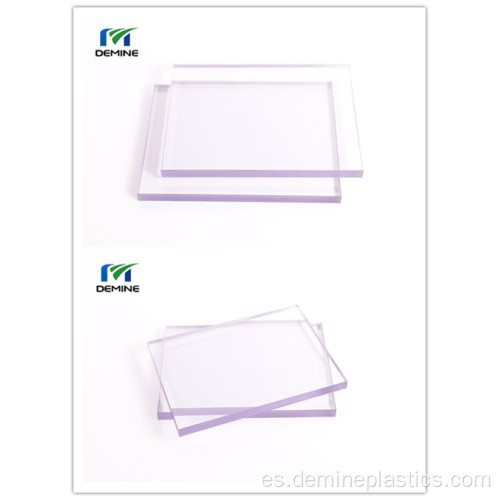 Lámina de plástico para techos, placa de policarbonato transparente